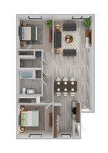 Coronado Glen I: Two-Bedroom 09 floor plan